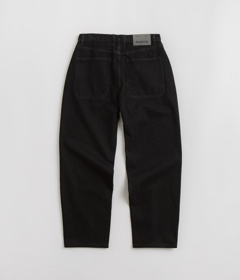Baglady Logo Jeans in Black