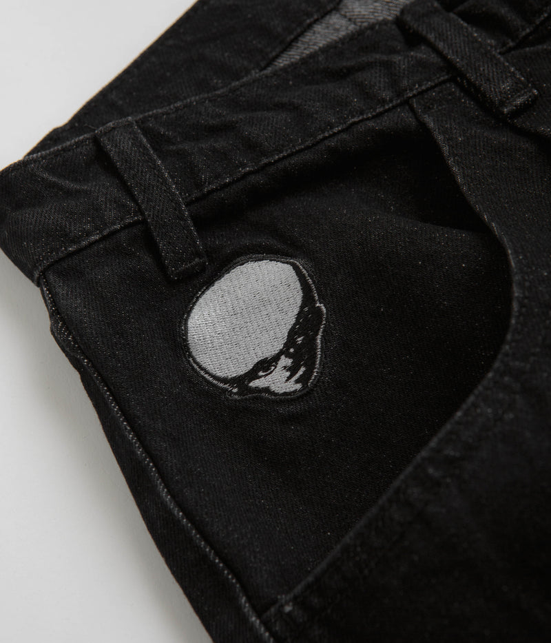 Baglady Logo Jeans in Black