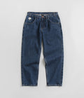 Baglady Logo Jeans in Indigo Blue