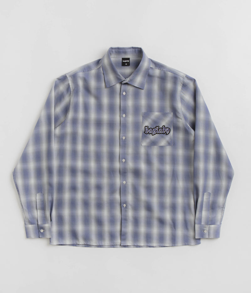 Baglady Plaid Shirt in Blue Multi