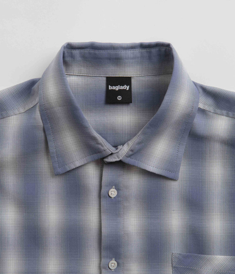 Baglady Plaid Shirt in Blue Multi