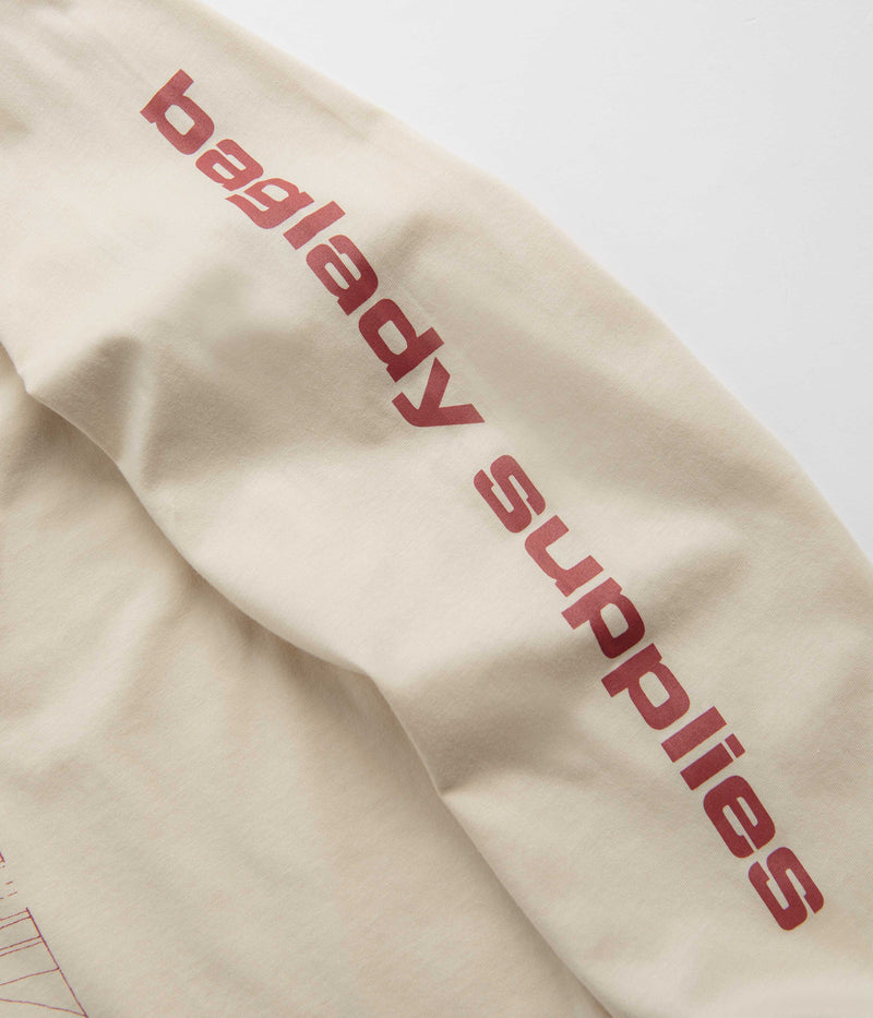Baglady Sakai Suji Long Sleeve T-Shirt in Tan