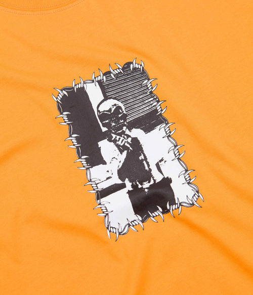 Baglady Skull Crusher T-Shirt in Tangerine