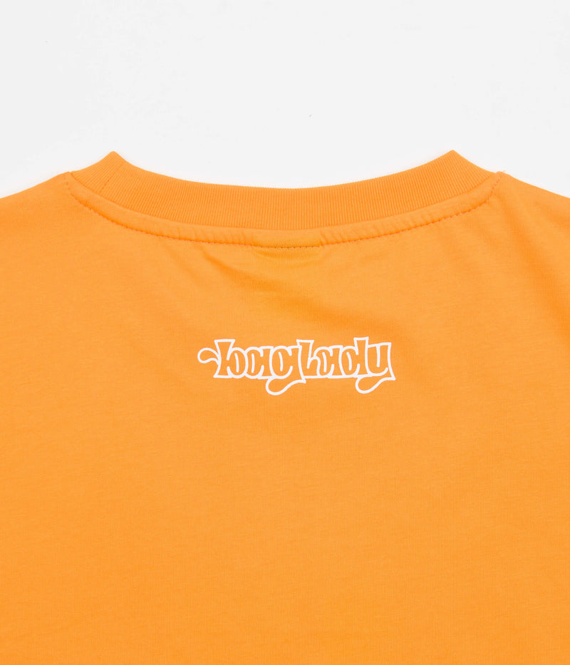 Baglady Skull Crusher T-Shirt in Tangerine