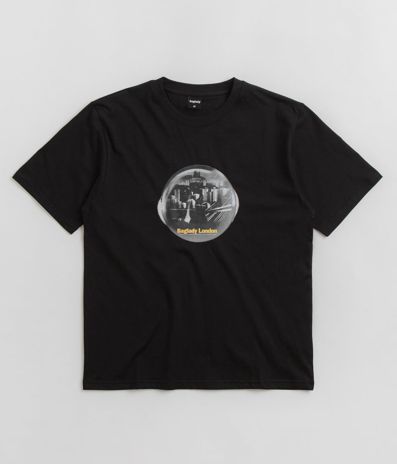 Baglady Survive London T-Shirt in Black