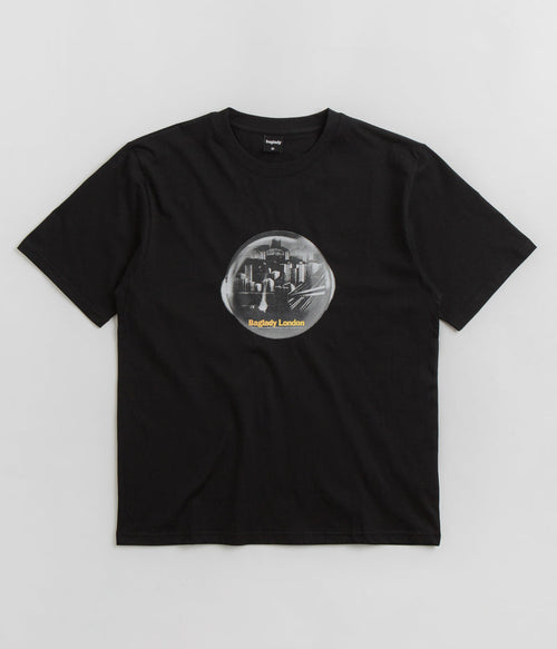 Baglady Survive London T-Shirt in Black