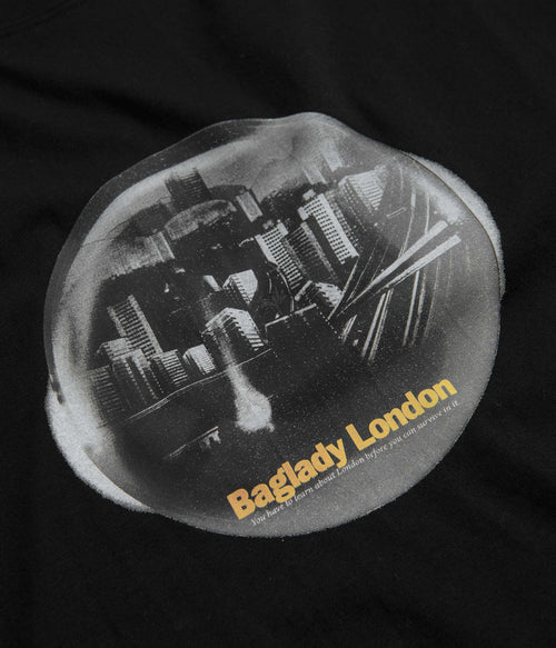 Baglady Survive London T-Shirt in Black