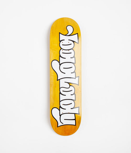 Baglady Throw Up Logo Deck in Yellow