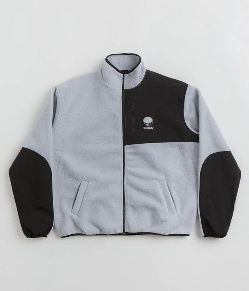 Baglady Zip Up Fleece in Ice Blue