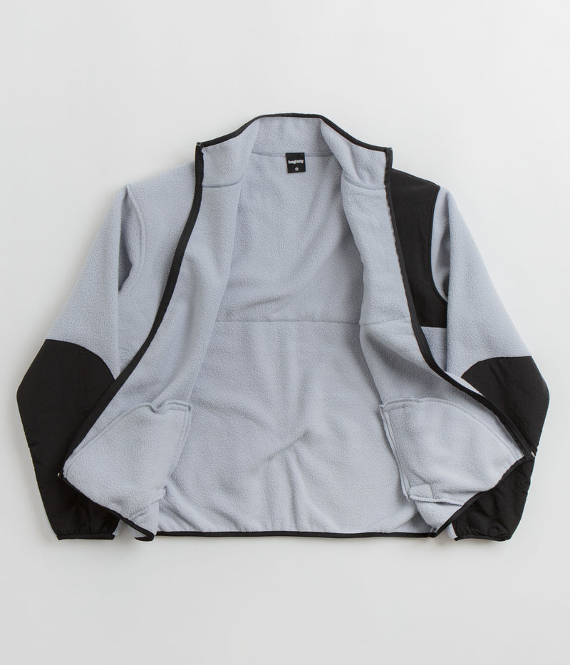 Baglady Zip Up Fleece in Ice Blue