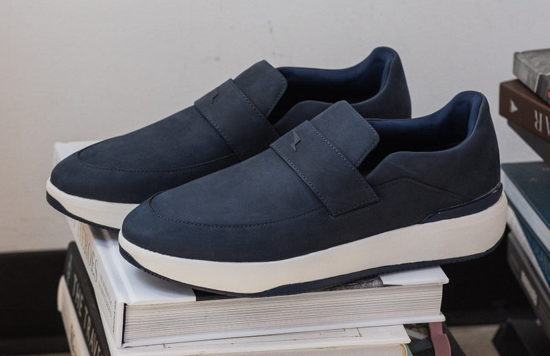 Navy / White