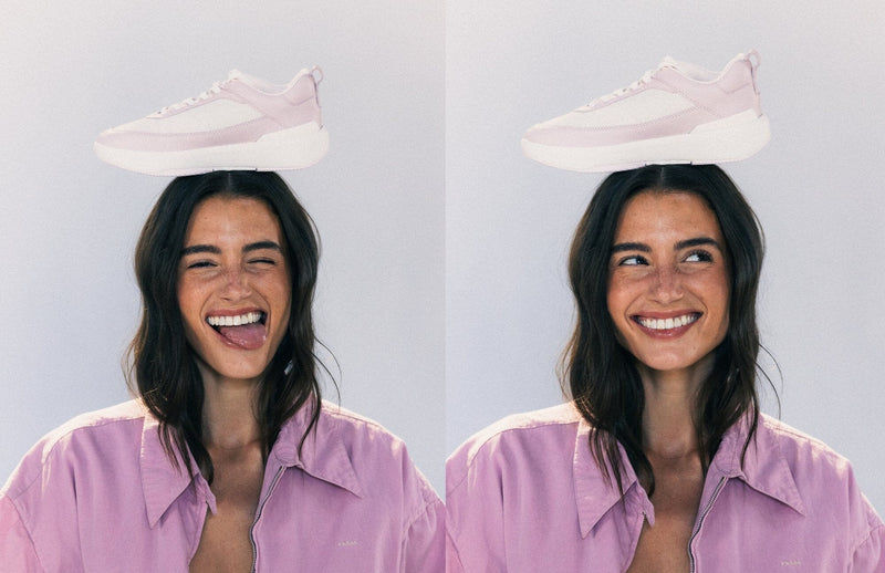 Baby Pink / White