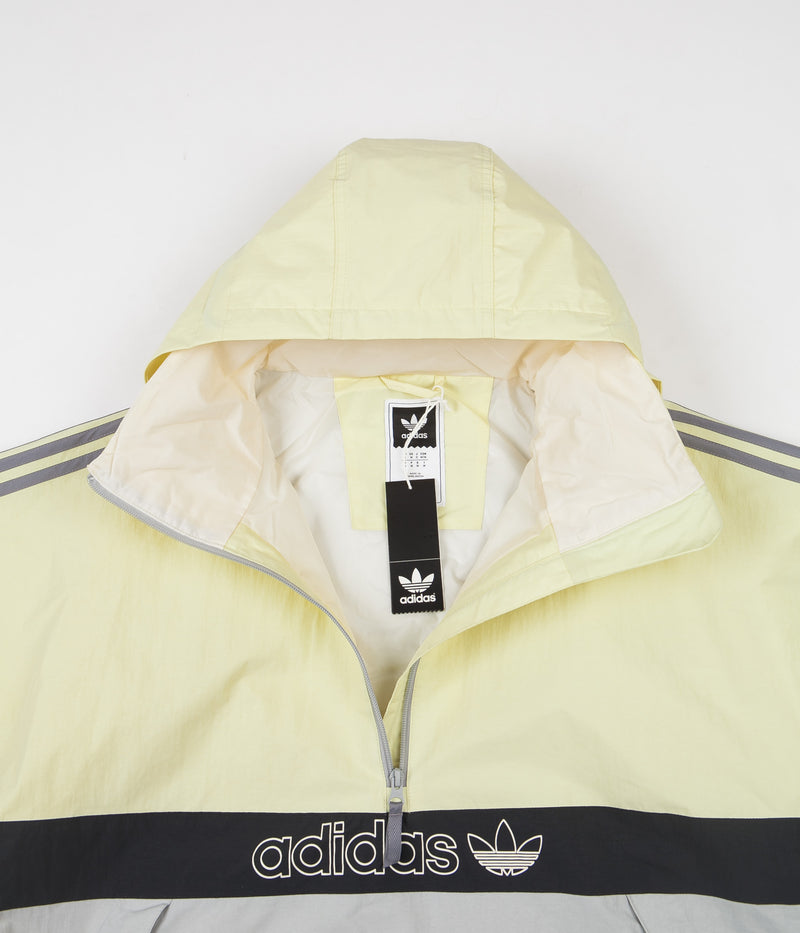 Adidas BB Snowbreaker Jacket in Haze Yellow and Stone / Carbon