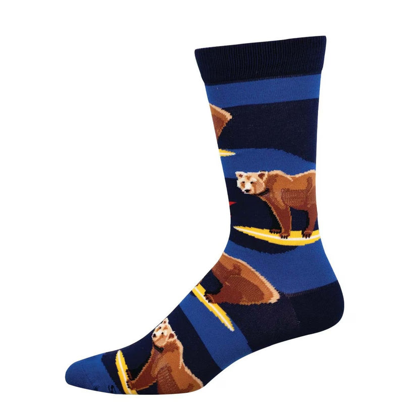 Beary Good Surf - Men's Bamboo Crew