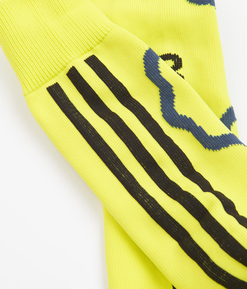 Adidas Blondey Football Socks in Acid Yellow