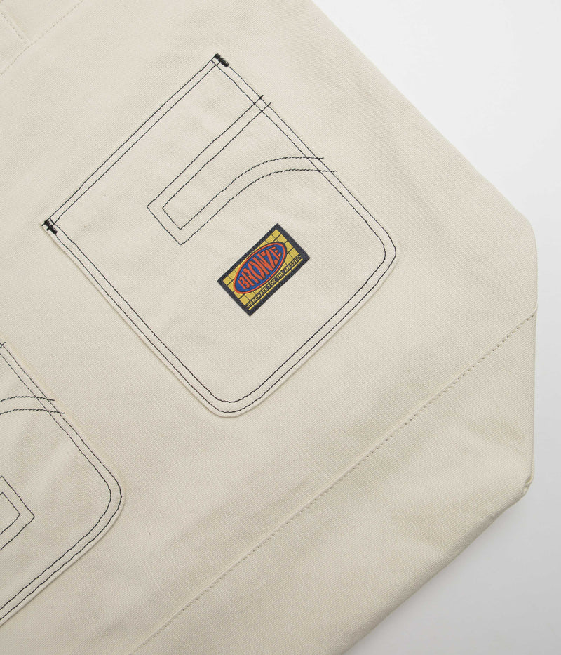 Bronze 56K 56 Canvas XL Tote Bag in Natural