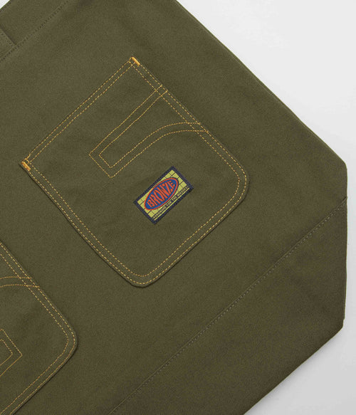 Bronze 56K 56 Canvas XL Tote Bag in Olive