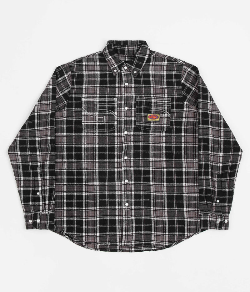 Bronze 56K 56 Flannel Shirt in Black
