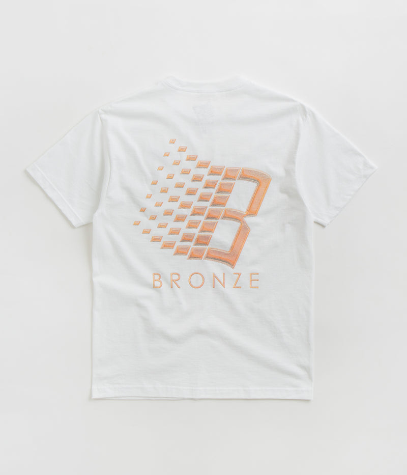 Bronze 56K Balloon Logo T-Shirt in White