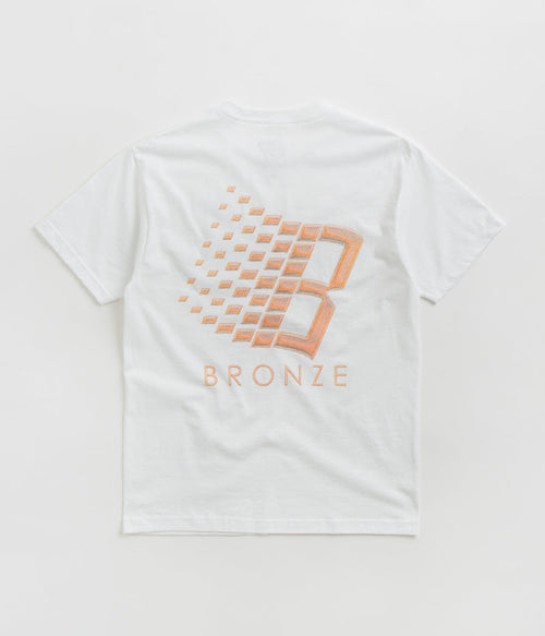 Bronze 56K Balloon Logo T-Shirt in White