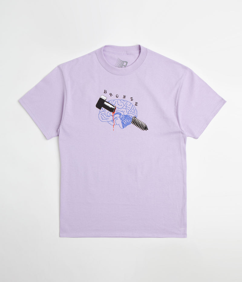 Bronze 56K Bolt Brain T-Shirt in Lavender