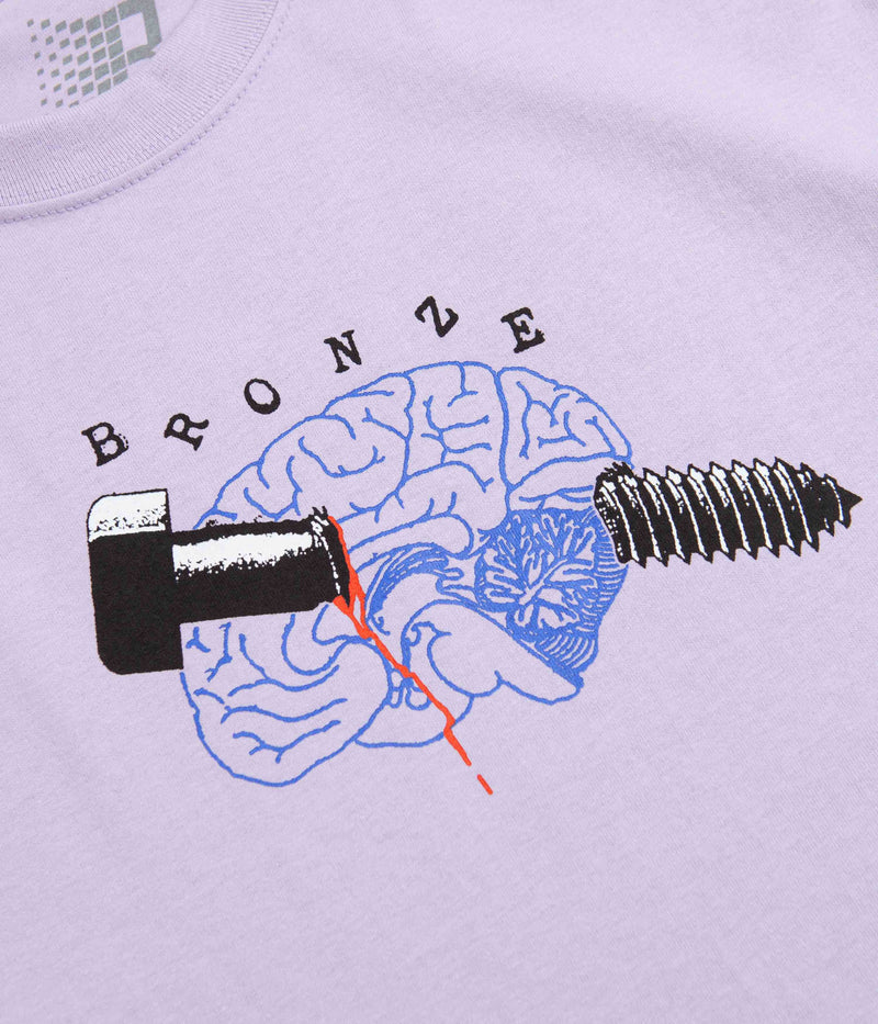 Bronze 56K Bolt Brain T-Shirt in Lavender