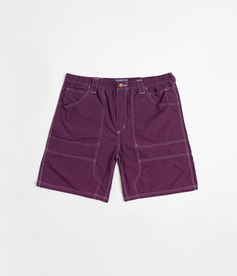Bronze 56K Double Knee Shorts in Eggplant