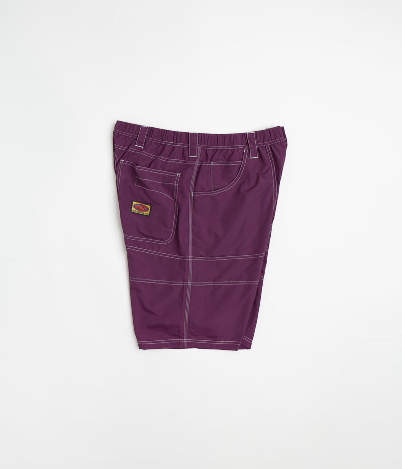 Bronze 56K Double Knee Shorts in Eggplant