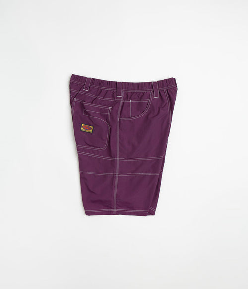 Bronze 56K Double Knee Shorts in Eggplant