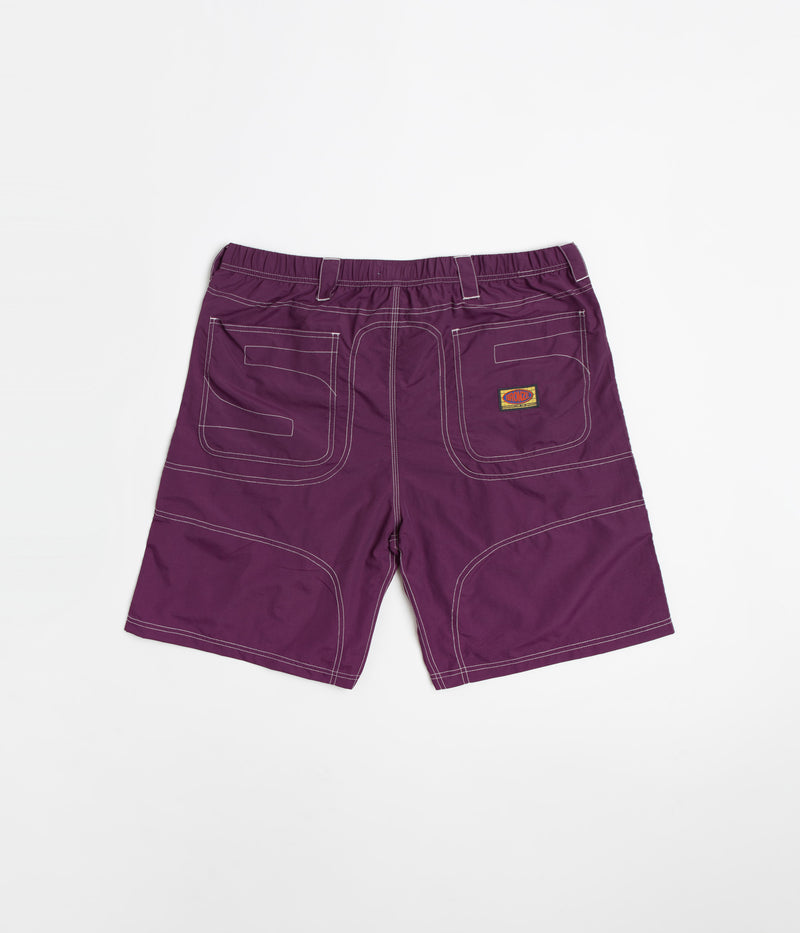 Bronze 56K Double Knee Shorts in Eggplant