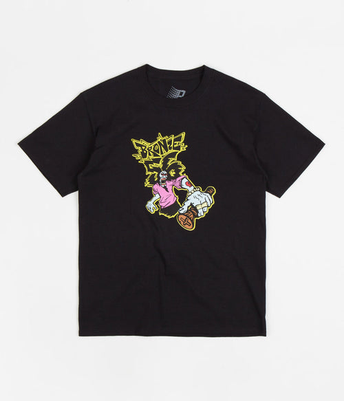 Bronze 56K Drum And Ass T-Shirt in Black