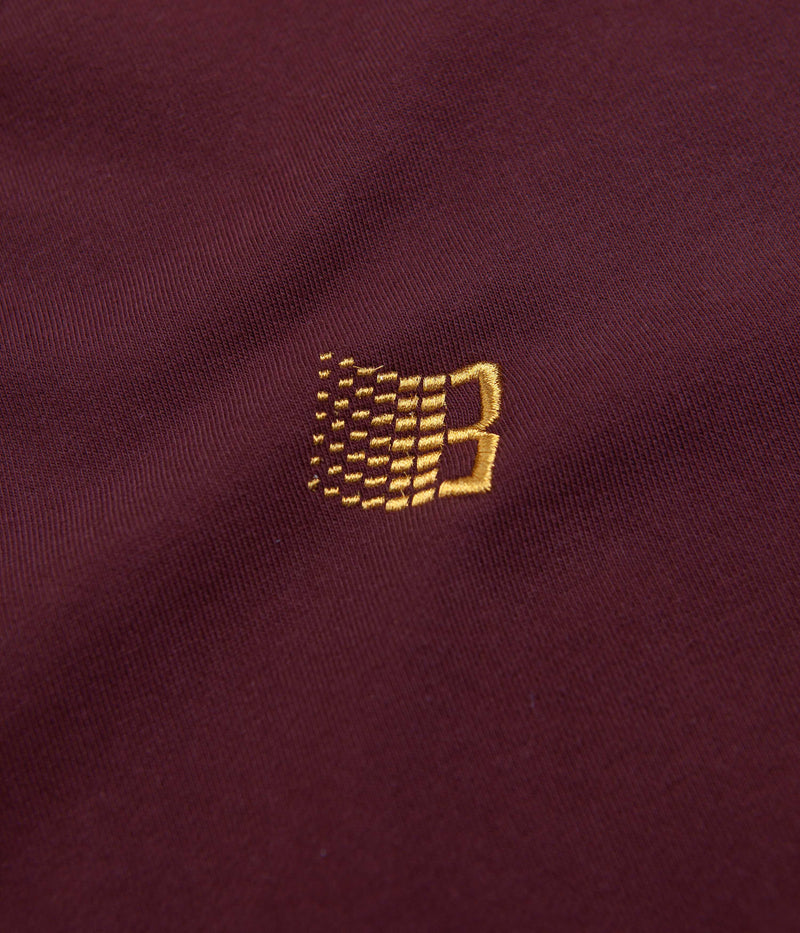 Bronze 56K Logo Crewneck Sweatshirt in Burgundy