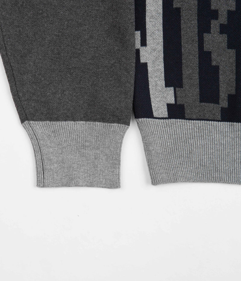 Bronze 56K Old E Crewneck Sweatshirt in Black and Grey