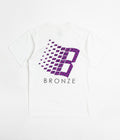Bronze 56K Polka Dot Logo T-Shirt in White