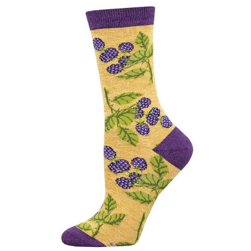 Bunch Of Blackberries - Women's Bamboo Crew