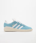 Adidas Busenitz Shoes in Preloved Blue and FTWR White / Chalk White