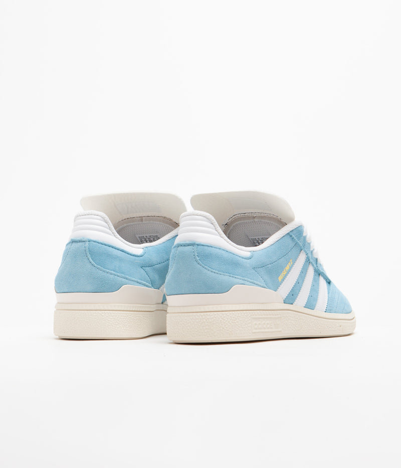Adidas Busenitz Shoes in Preloved Blue and FTWR White / Chalk White