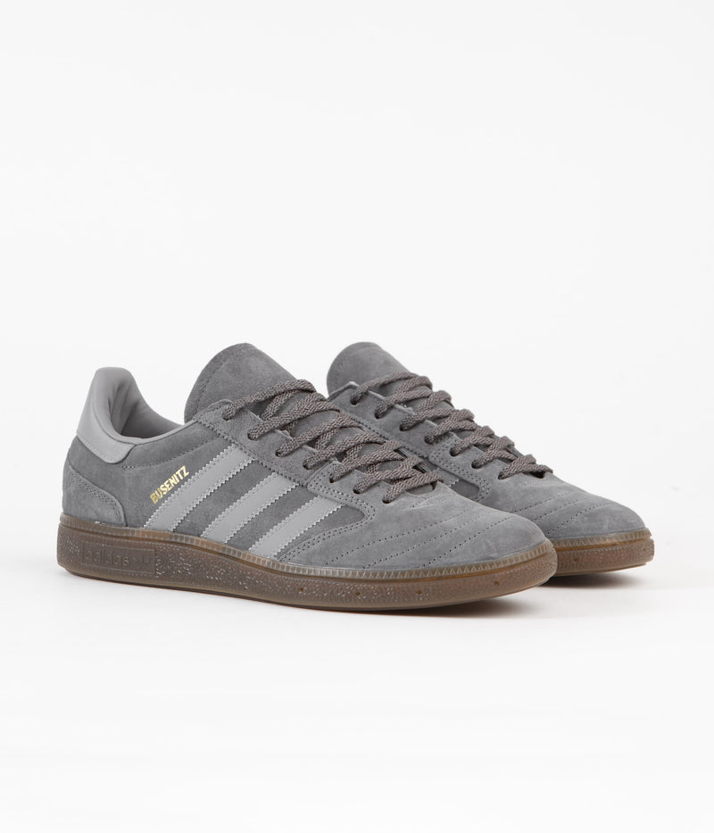 Adidas Busenitz Vintage Shoes in Grey Five and Grey Three / Gum5