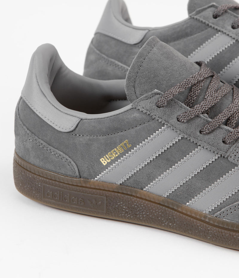 Adidas Busenitz Vintage Shoes in Grey Five and Grey Three / Gum5