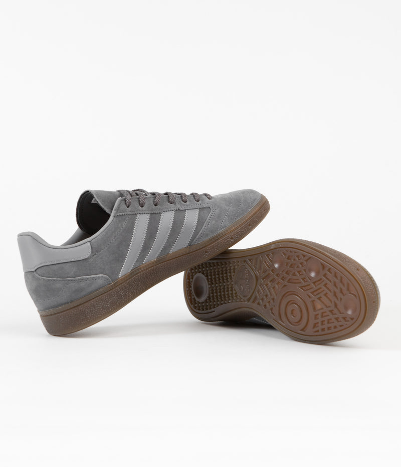 Adidas Busenitz Vintage Shoes in Grey Five and Grey Three / Gum5