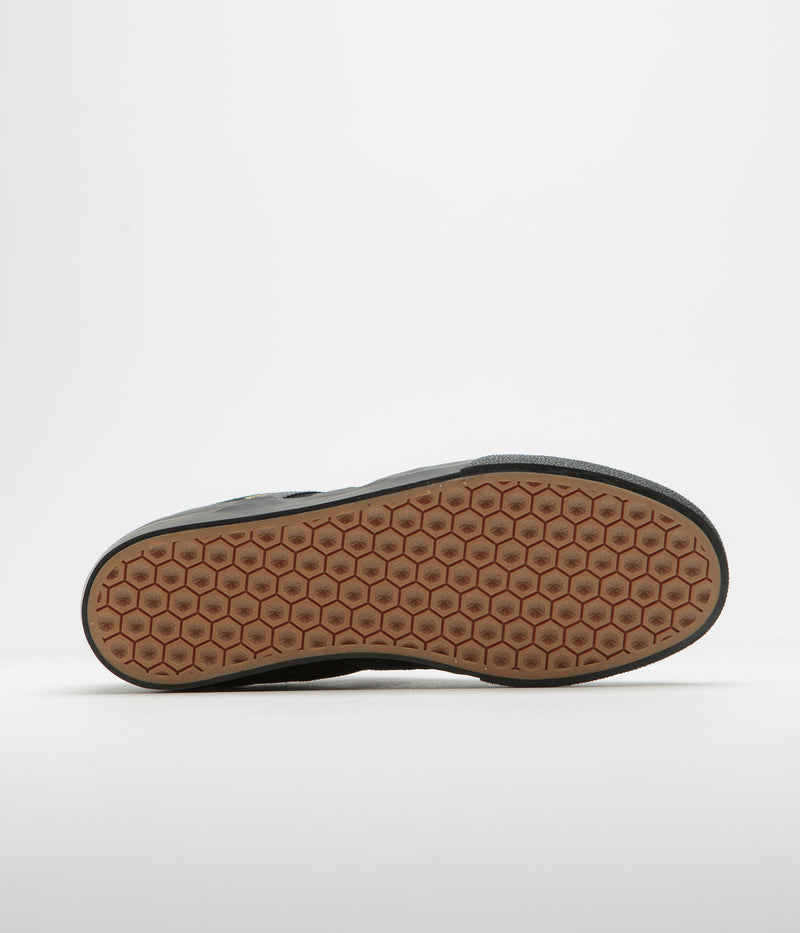 Adidas Busenitz Vulc II Shoes in Core Black and Carbon / Core Black