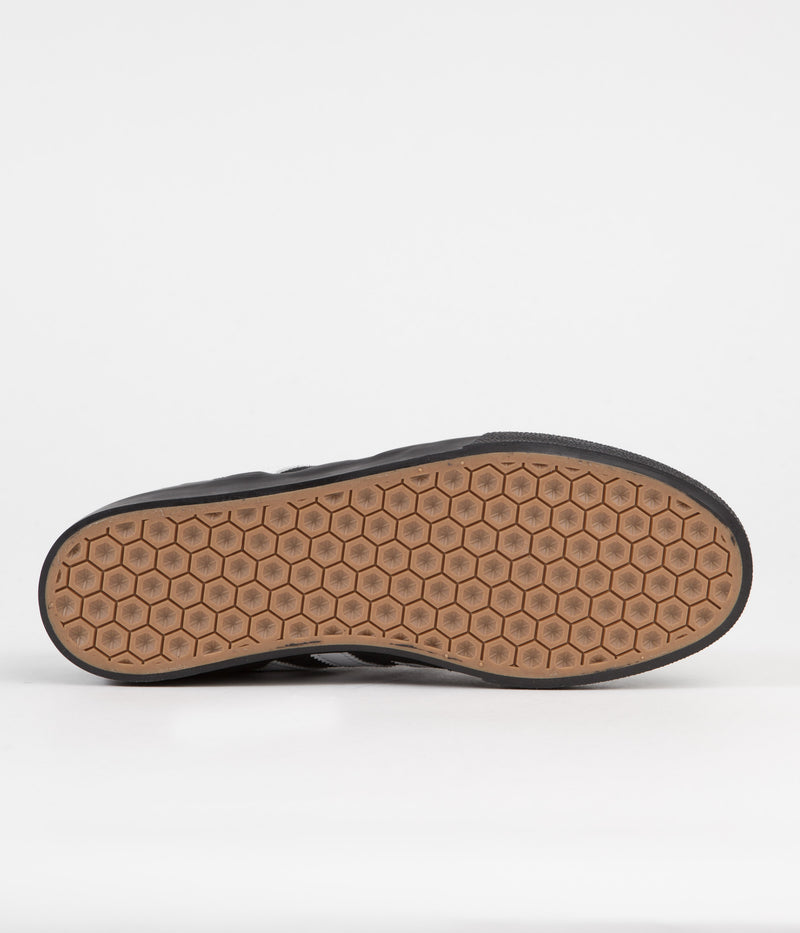 Adidas Busenitz Vulc II Shoes in Core Black and FTWR White / Gold Metallic