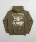 Butter Goods All Terrain Hoodie in Army