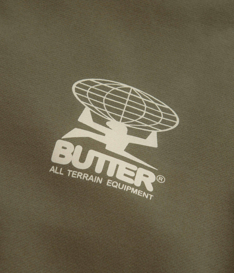 Butter Goods All Terrain Hoodie in Army