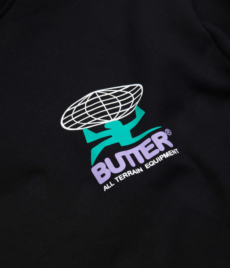 Butter Goods All Terrain Hoodie in Black