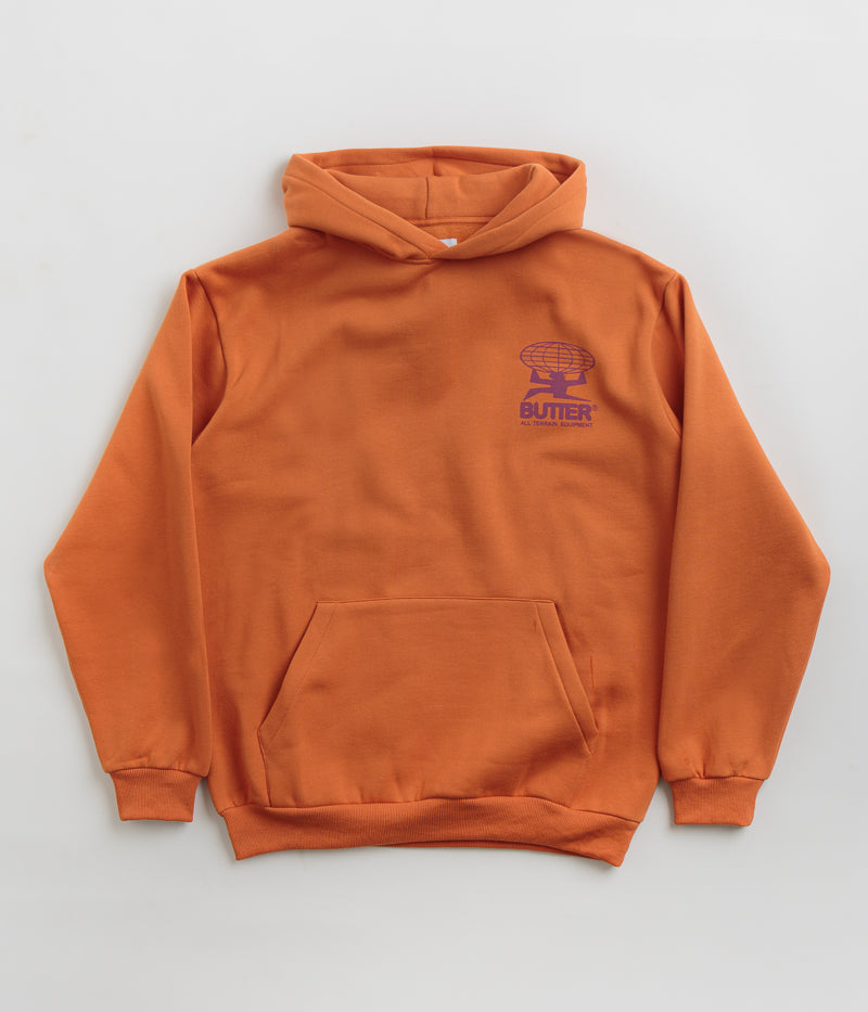 Butter Goods All Terrain Hoodie in Rust