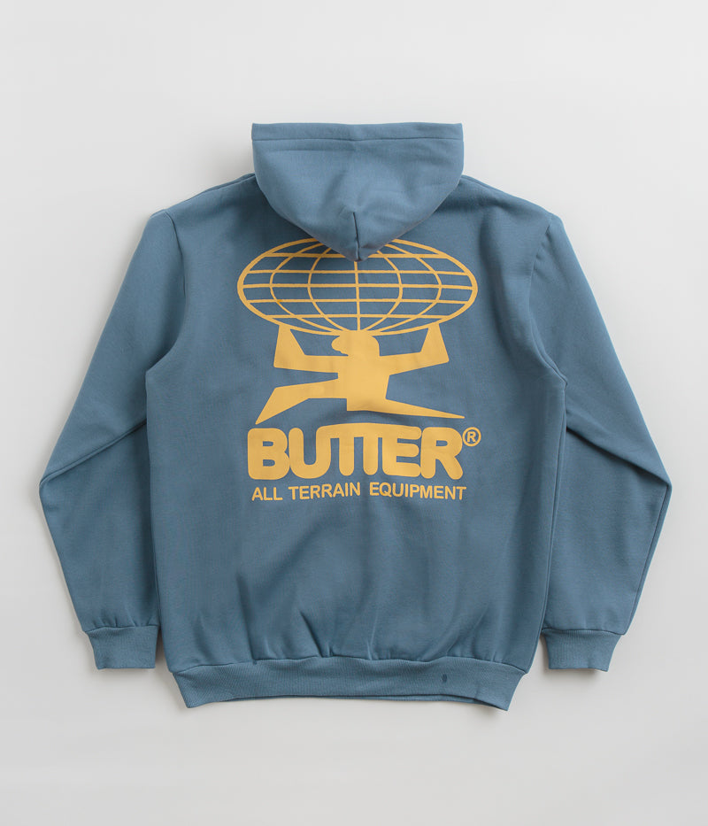 Butter Goods All Terrain Hoodie in Slate Blue