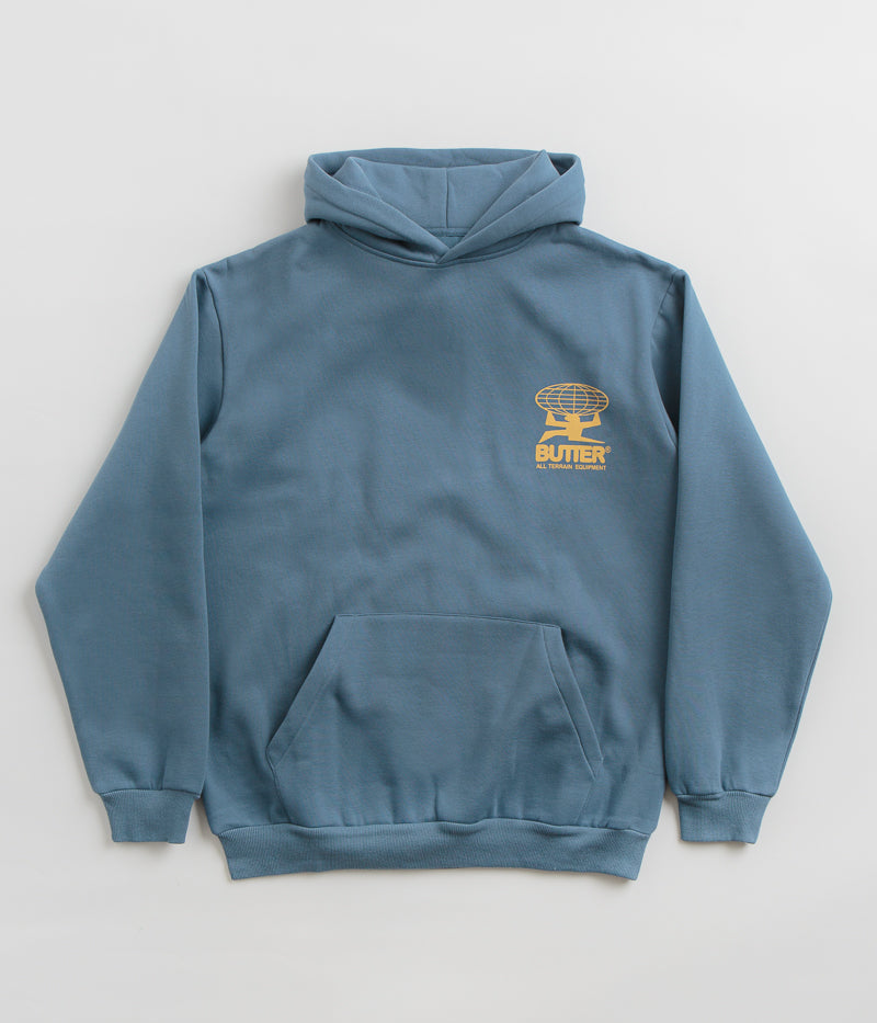 Butter Goods All Terrain Hoodie in Slate Blue