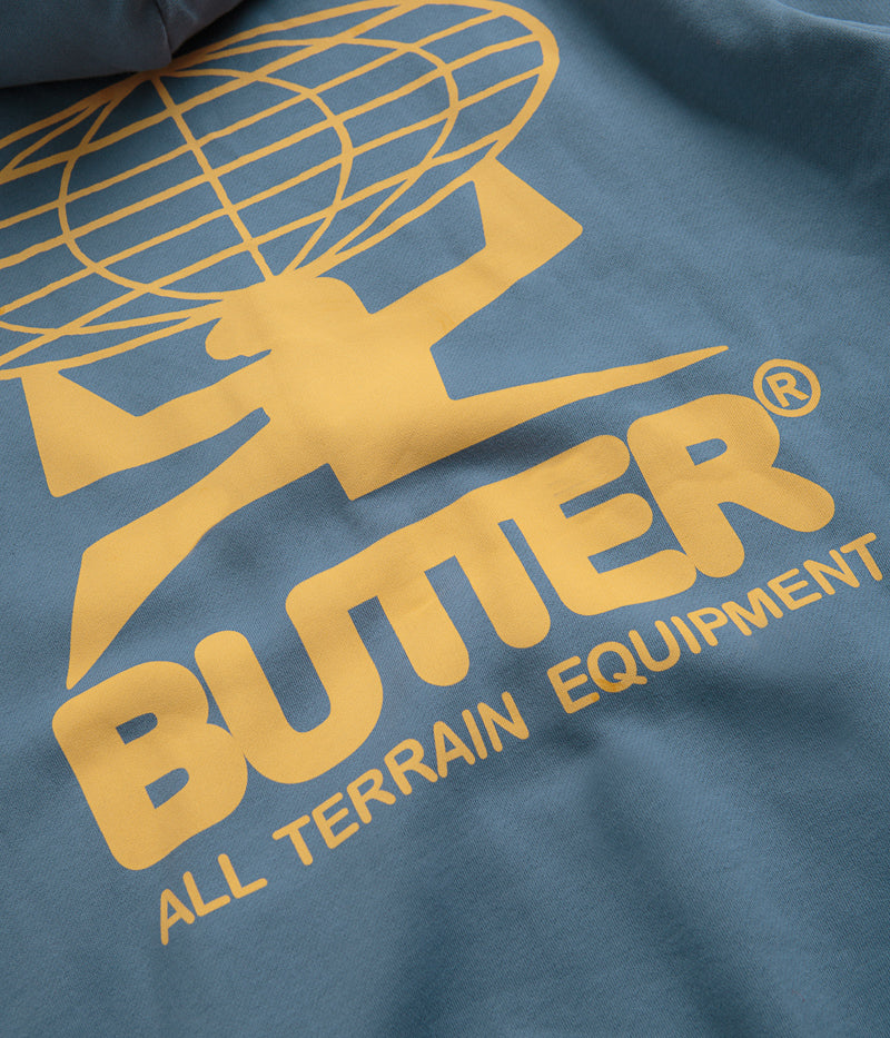 Butter Goods All Terrain Hoodie in Slate Blue