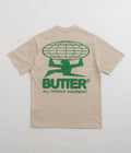Butter Goods All Terrain T-Shirt in Sand and Green